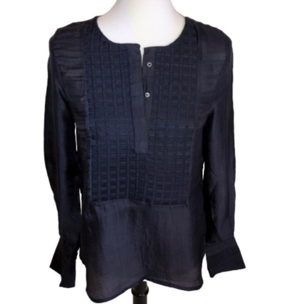 Label Ritu Kumar Silk Popover Top #3597 Small